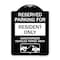Signmission Parking Lot Reserved Parking for Residents Only Unauthorized Vehicles Towed Away Wit, BW-1824-23417 A-DES-BW-1824-23417 - alternate 1